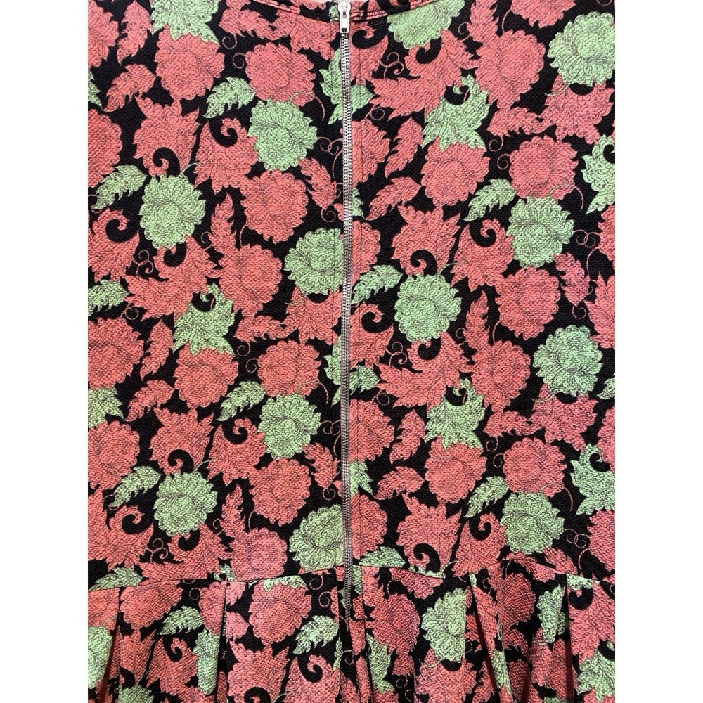 LuLaRoe Amelia Dress Floral Cottagecore 3XL Fit Flare Textured Romantic Feminine - Picture 4 of 6